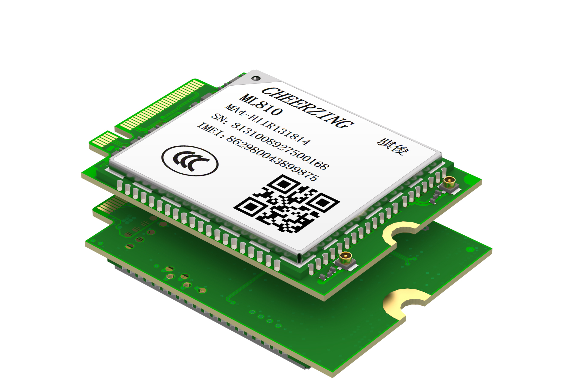 ML810 M.2 LTE Cat.4/M.2封裝/內嵌多種網絡協議